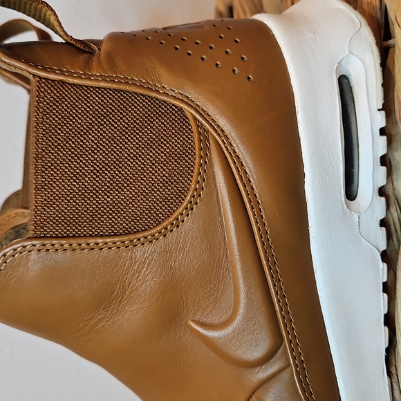 Nike Air Max Thea Mid Chelsea 859550-200 Women's Ale Brown Leather Shoe Boot 7.5 - Picture 7 of 11